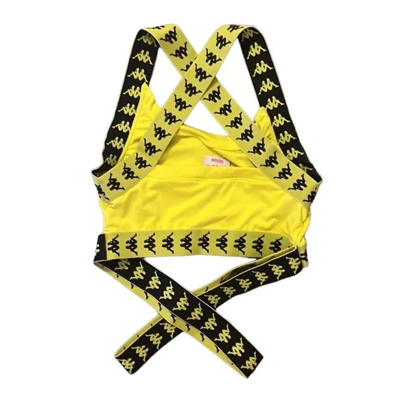 Kappa strappy yellow and black sports bra - Picture 6 of 6